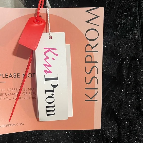 Beautiful NWT Black size 2 Prom Dress! - Picture 11 of 14